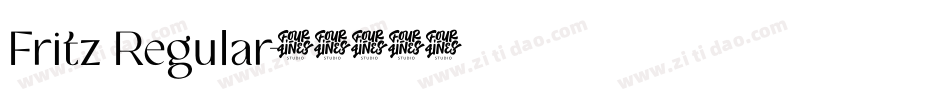 Fritz Regular字体转换